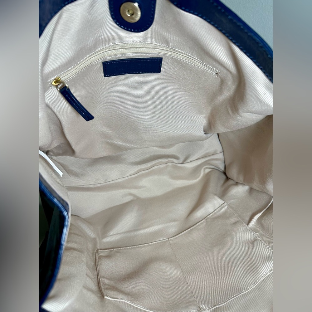 Talbots Blue Polyurethane Coated Weatherproof Lea… - image 5